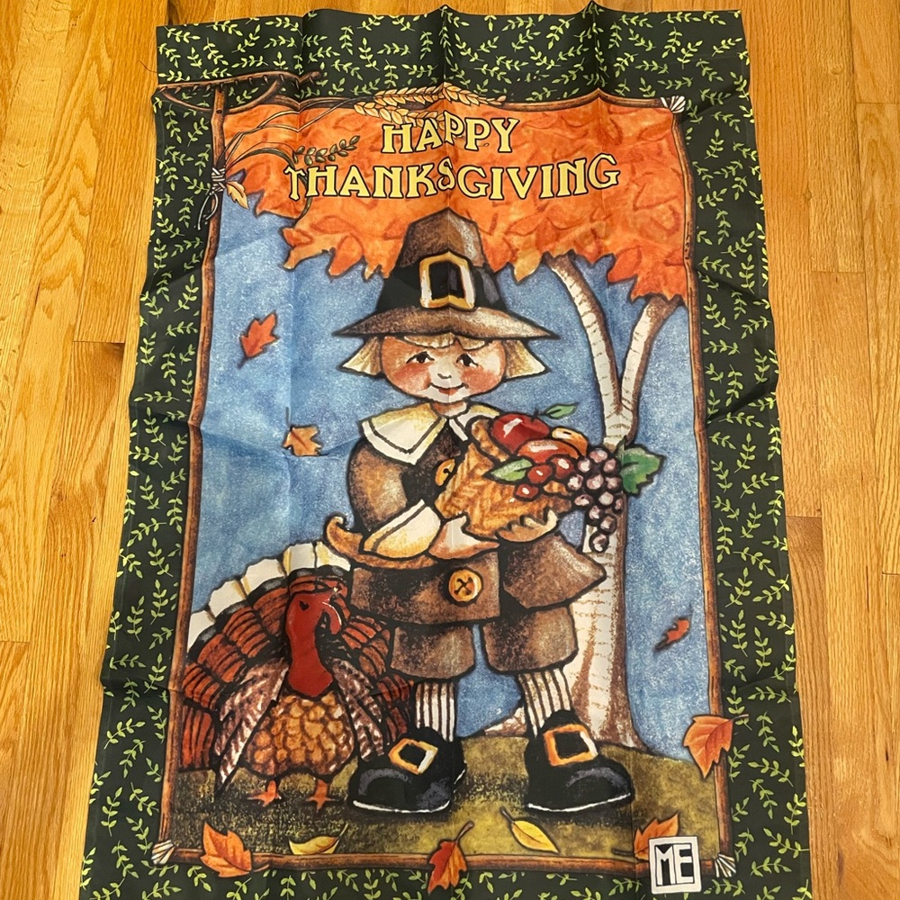 Thanksgiving Garden Flag